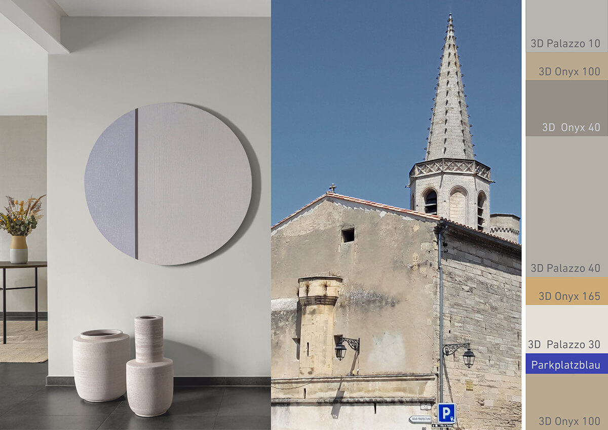 Kompsition Arles Farbwelt 2