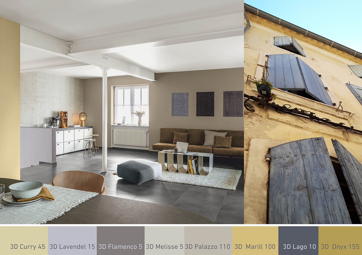 Komposition Farbwelt 2 Frankreich